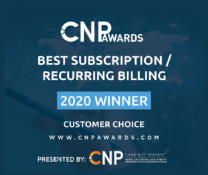 CNPAwards Customer Choice Best Subscription Recurring Billing